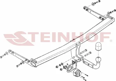 Produktbild von Z548323 Anhängerkupplung passend für VW Golf VII 2012-2019 starr