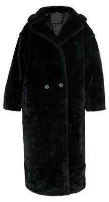 Image de Manteau en Fourrure artificielle pour femme Taddy - noir, XL