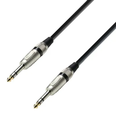Productafbeelding van Adam Hall Cables 3 STAR BVV 0150: Symmetrische kabel met TRS-aansluiting (klink), 1,5 meter