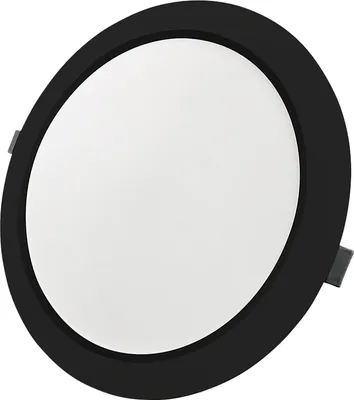 Produktbild von LUXULA LED-Einbauleuchte, 12W, EEK: F, 1200lm, CCT, IP44, schwarz