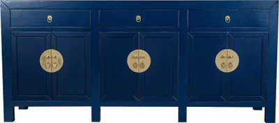 Immagine prodotto di Fine credenza cinese Asianliving cassettiera blu notte - Collezione Orientique B190xP40xH85cm