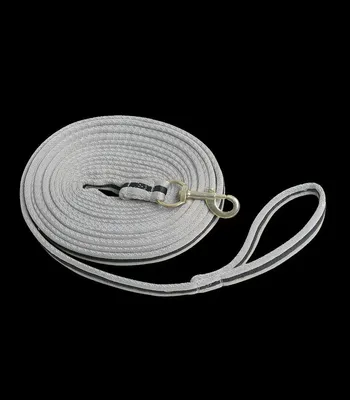 Produktbild von Waldhausen Longierleine Griffy Grau/Schwarz