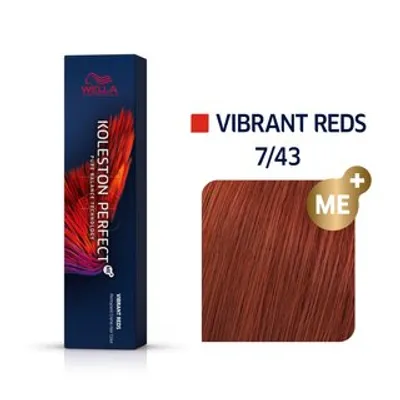 Produktbild von Wella Professionals Koleston Perfect Me+ Vibrant Reds Professionelle permanente Haarfarbe 7/43 60 ml