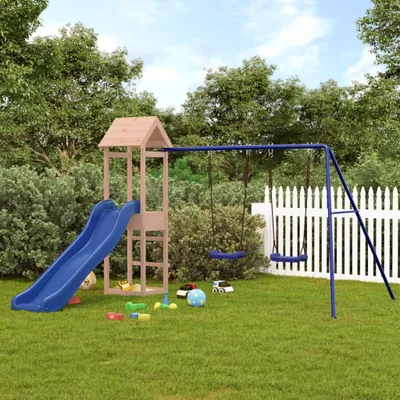 Produktbild von 2024 Moderne Schaukeln Spielturm Massivholz Douglasie 152938