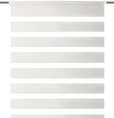 Produktbild von Home Fashion Kettenzugrollo Zebra, Stoff, weiß, versch. Breiten