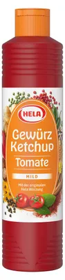 Produktbild von Hela Tomaten Gewürz Ketchup mit mild würziger Note 800ml 6er Pack