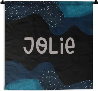 Produktbild von MuchoWow® Wandteppich Wandbehang Jolie - Pastell - Mädchen 150x150 cm Tapisserie Dekoration Wandtuch - Wohnaccessoires - Modernes