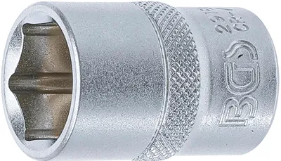 Immagine prodotto di BGS Chiave a bussola esagonale a comando quadrato 12,5 mm (1/2") SW 18 mm - 2918