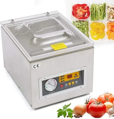 Produktbild von DZ-260C Vakuumiergerät Vakuummaschine Profi Industriell Vakuumierer Tisch Folienschweißgeräte Vakuumier Maschine Lebensmittel Vakuumgerät 120W