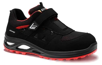 Produktbild von Damen-Sicherheitssandale HANNAH XXTL black-red Easy ESD S1P, Gr. 40