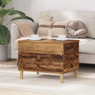Obrázek produktu pro Noční stolek, dřevěný - Přístavec do ložnice - Skryté úložné prostory - Výškově nastavitelný - 60 x 445 x 45 cm
