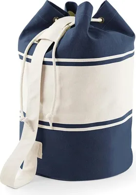 Produktbild von Quadra Canvas Rucksack - 30 Liter FK479 (Einheitsgröße) (Dunkelblau/Naturweiß)
