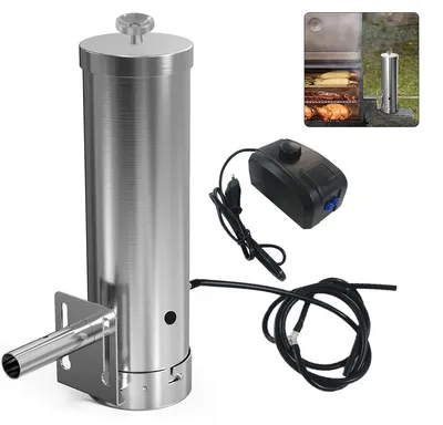 Immagine prodotto di Generatore di fumo a freddo affumicatura - Acciaio inossidabile - 25 cm - 3-4 ore di fumo - Per griglia e forno affumicatore