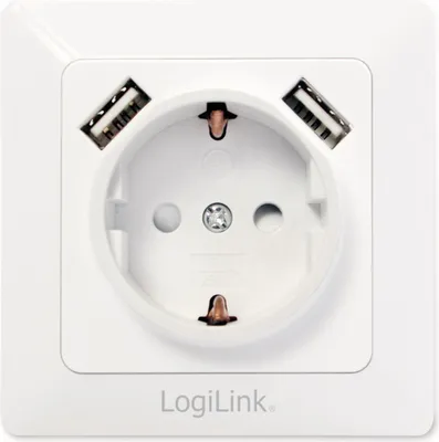 Image de Prise murale 230V avec 2xUSB 2.1A