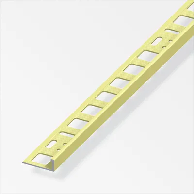 Produktbild von alfer Winkelprofil Aluminium eloxiert messing