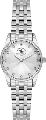 Zdjęcie produktu dla Zegarek Santa Barbara Rocket Polo Club SB.1.10649-1 CYRKONIE srebrny