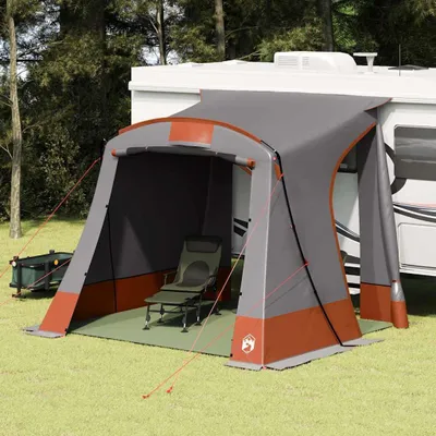 Produktbild von Möbel Zelt Grau und Orange und Schwarz 285 x 255 x 245 cm Polyester - Campingzelte 42001079