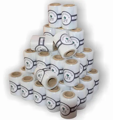 Produktbild von 120x Stretchfolie Wickelfolie Mini transparent Breite 100mm Länge 150m