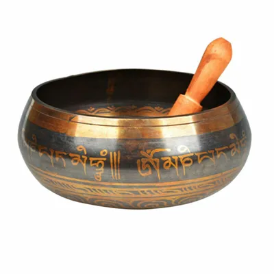 Produktbild von 1stk. Tibetische Klangschale mit Klöppel Chakra Heilung Yogo Meditation 8 cm