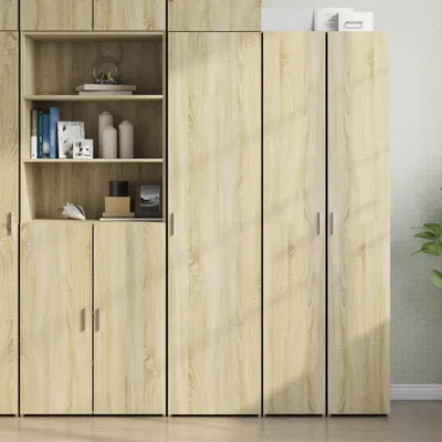 Produktbild von vidaXL Highboard Sonoma-Eiche 45x42,5x185 cm Holzwerkstoff