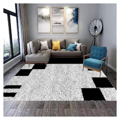 Image de Kit de tapis noué de 140 x 160 cm à réaliser soi-même