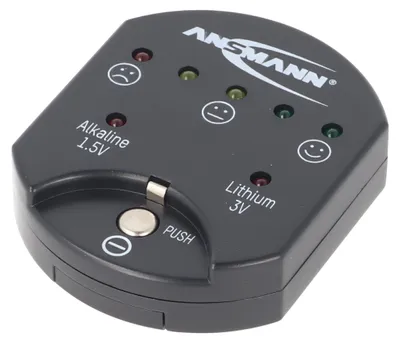 Produktbild von Batterietester für Alkaline und Lithium Knopfzellen, der Knopfzellentester