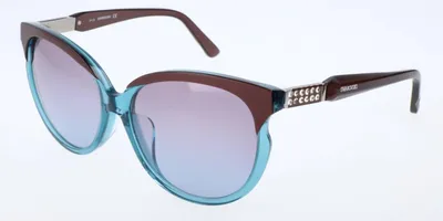 Produktbild von Swarovski SK0081 F Turquoise 58/16/145 Damen Sonnenbrillen