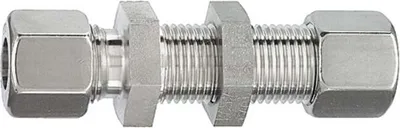 Produktbild von Riegler Gerade Schottverschraubung, Rohr-Außen-Ø 15 mm, Edelstahl 1.4571