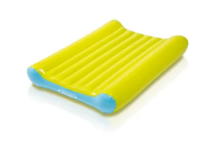 Image de Intex 9548422 Inflatable Pump matelas à langer, vert/bleu, Non applicable