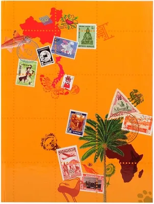 Produktbild von Exacompta 5x Briefmarken Einsteckalbum 16 Seiten 165x225cm Sortiert25634E