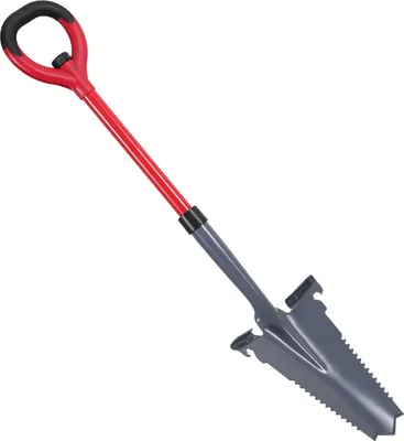 Produktbild von Hengda Metal Spaten Spitz mit Stahlstiel All-in-One Spaten - Gärtnerspaten für Streugut、Ton Böden