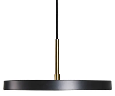 Obrázok produktu pre BELIANI LED závesné svietidlo, čierna kovová lampa do kancelárie, okrúhly dizajn, vhodné nad stôl v jedálni, moderný štýl