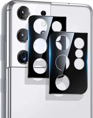 Produktbild von Samsung Galaxy S21 Ultra 5G Kamera Schutzfolie Glasfolie Kameraschutz Panzerglas Folie Panzerfolie Schutzglas 2 Stück