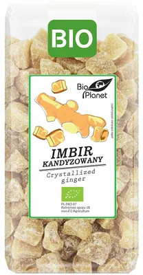 IMBIR KANDYZOWANY BIO 400 g - BIO PLANET