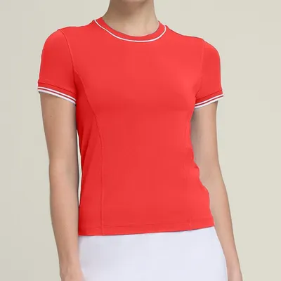 Produktbild von WILSON Damen W Team Seamless T-Shirt Infrarotorange Gr. M