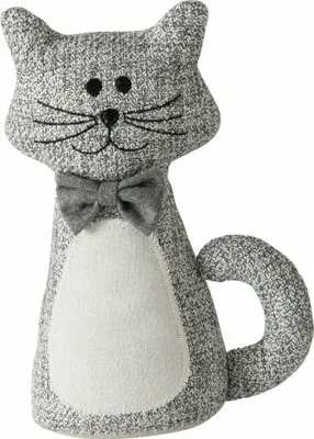 Produktbild von Boltze Turstopper Katze - 1 Kilo - grau - 28 x 11 cm