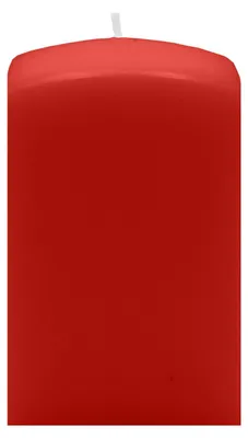 Produktbild von Quader Kerzen Weihnachtsrot Erdbeere 15 x Ø 7/7 cm, 4 Stück