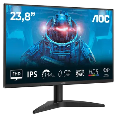 Zdjęcie produktu dla AOC B3 24B36X, 60,5 cm (23.8"), 1920 x 1080 px, Full HD, LED, 4 ms, Czarny