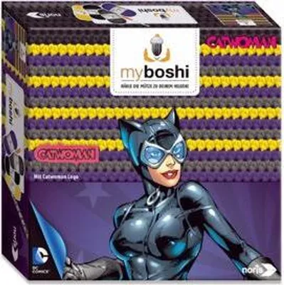 Produktbild von Noris-Spiele 606311368 - Myboshi Superhelden - Catwoman, Häkel-set