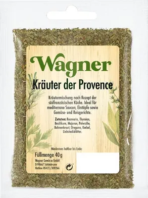 Produktbild von Wagner Kräuter der Provence – Klassische Gewürzmischung mit mediterraner Kräuternote
