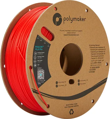 Produktbild von Polymaker PLA Pro 1.75mm Red 1kg