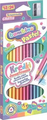 Obrázok produktu pre Trojhranné pastelky 12/24 farieb Bambino