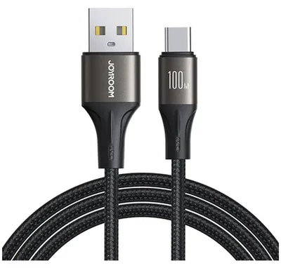 Produktbild von Joyroom Light-Speed 100W USB-C Kabel, 1.2m, Schwarz