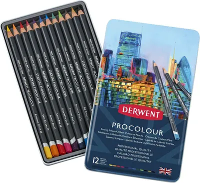Produktbild von DERWENT Procolour Buntstifte Multicolour