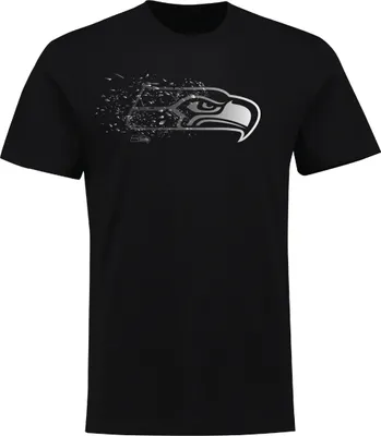 Produktbild von NFL Seattle Seahawks Shatter Graphic Logo Football Shirt schwarz (S)