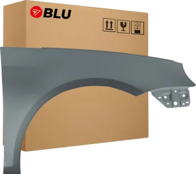 Produktbild von BLU Kotflügel Passend für VW Volkswagen Eos LK7X Rechts Grau IslandGrau | 2006-2015 | Vorderseite Vorne | Lackiert | Einbaufertig