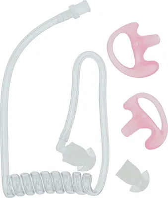 Produktbild von vhbw Security Schallschlauch Ohrhörer, 2x Ohrstöpsel für Headset, Funkgerät - Für linkes und rechtes Ohr, transparent