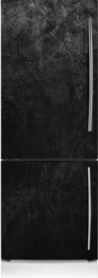 Produktbild von Kühlschrankmagne Kühlschrank Magnetfolie Dekoration 60x180 cm - Schwarzer Marmor