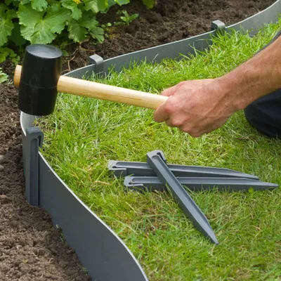 Produktbild von Nature Garten-Bodenanker 10 Stk. Grau Klein