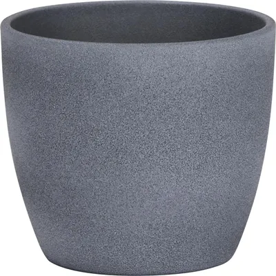 Produktbild von Scheurich Übertopf Serie 920 Ø 25 x 22,5 cm dark stone